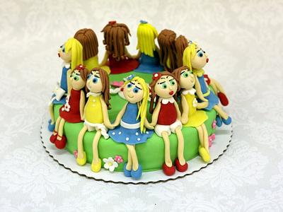 Twelve best friends cake! - Cake by Lina