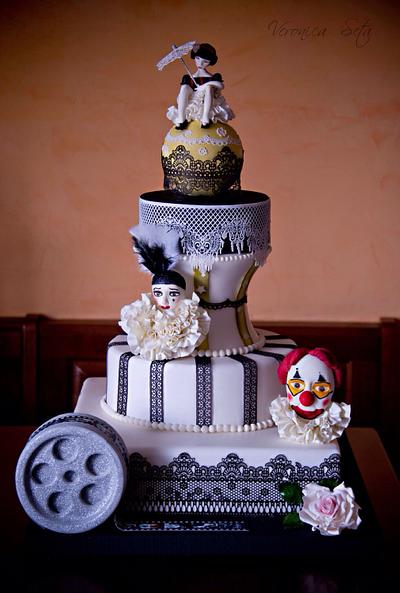 The world seen with the eyes of a clown! - Cake by Veronica Seta