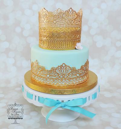 Gold Crown Cake - Cake by Joy Thompson at Sweet Treats by Joy