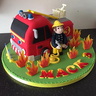 Fireman Sam cake - Cake by Donnajanecakes 