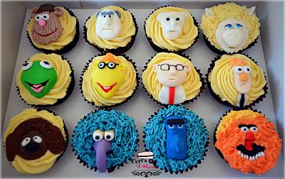 Muppet cupcakes - Cake by Ceri's Cakes