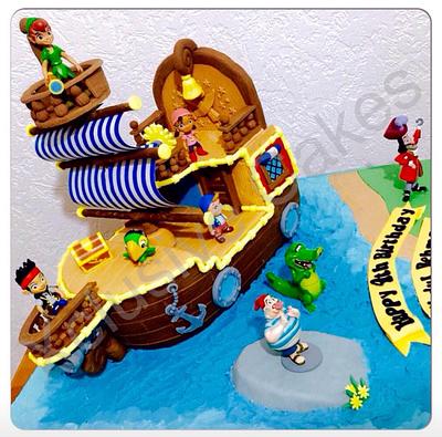Jake the neverland pirate ship - Cake by Tahira