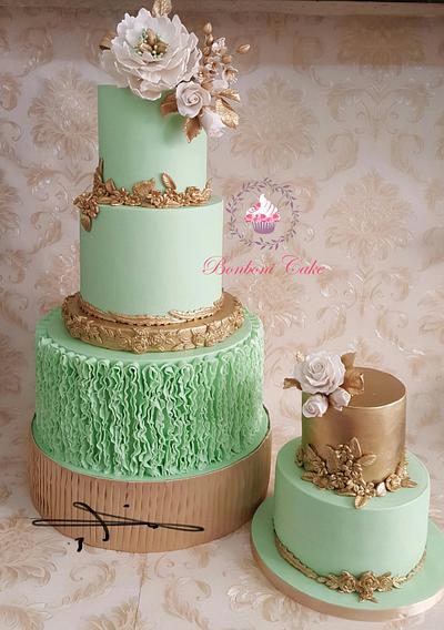 I love emerald green - Cake by mona ghobara/Bonboni Cake