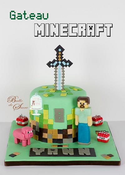 MineCraft Birthday Cake - Cake by Bulle de Sucre