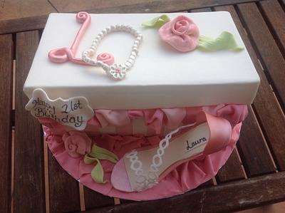 Shoe box cake - Cake by Kerin H