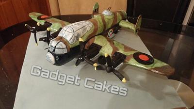 Lancaster Bomber Plane Cake Tribute to my Dad x - Cake by Gadget Cakes