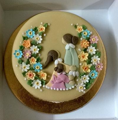 MOTHER AND CHILDREN CAKE - Cake by Delilah