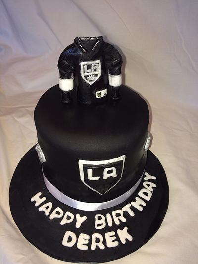 L.A. Kings Fan Birthday - Cake by Rachel~Cakes