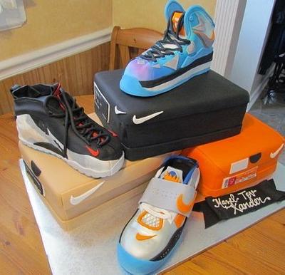Nike sneaker collection - Cake by Jean A. Schapowal