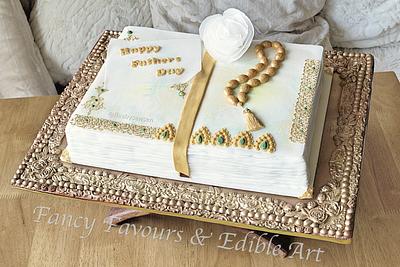 Father's day book cake - Cake by Fancy Favours & Edible Art (Sawsen) 
