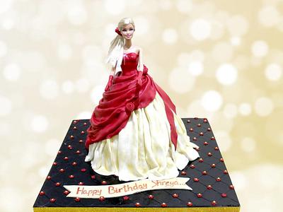 A barbie doll cake - Cake by bakerswalk