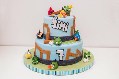 Angry birds cake - Cake by SweetdreamsbyNika