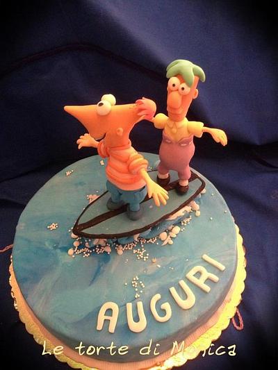 Phineas e Ferb - Cake by Monica Vollaro 