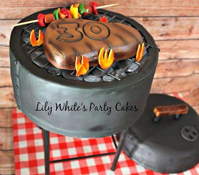 Sweetest BBQ around - Cake by Lily White's Party Cakes