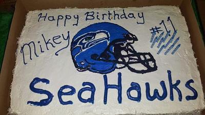 Sea Hawks cake - Cake by Tami