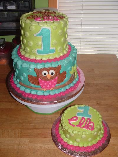 Ella's First Birthday - Cake by Jennifer C.