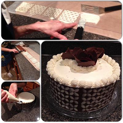 Chocolate wrapped cake - Cake by Sweet Confections by Karen