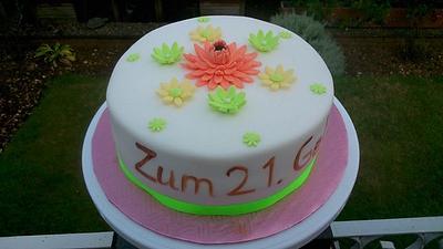 Rosie's 21st birthday - Cake by Doro