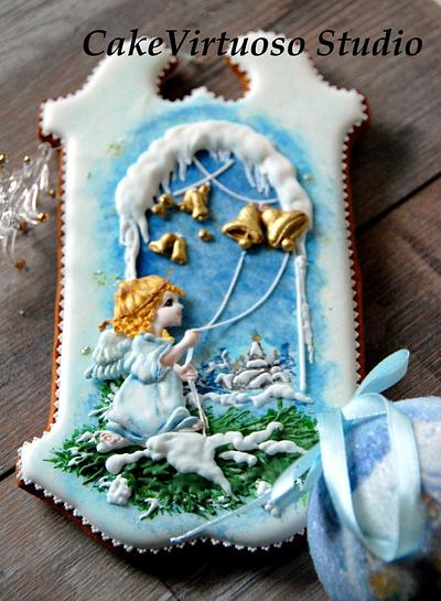Christmas angel - Cake by Natasha Ananyeva (CakeVirtuoso Studio)