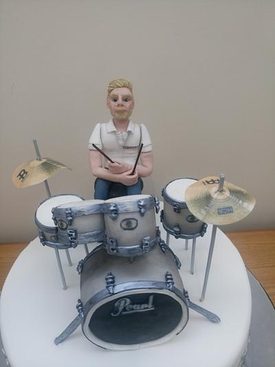 Drummer Cake - Cake by Mother and Me Creative Cakes