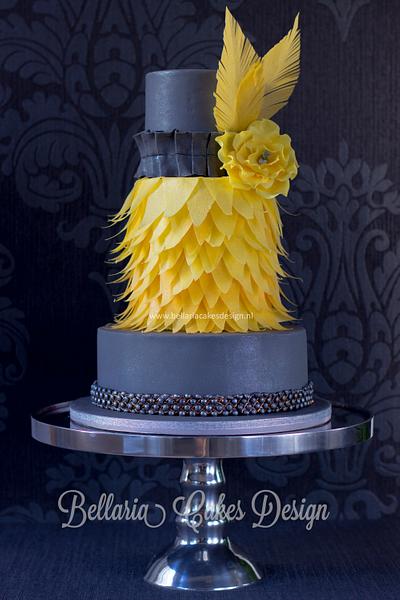 Charleston wedding cake - Cake by Bellaria Cake Design 