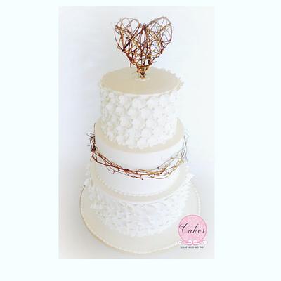 Rustic elegance - Cake by Cakes Inspired by me