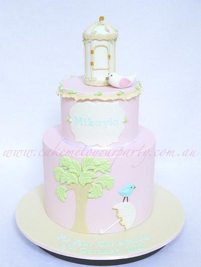 Birdcage and La La Bird Cake - Cake by Leah Jeffery- Cake Me To Your Party