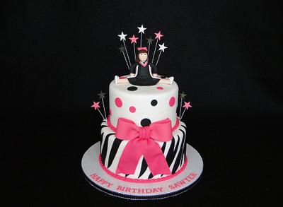 Cheerleader Birthday - Cake by Elisa Colon