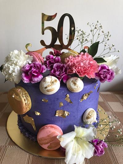 Happy 50  - Cake by Mishmash