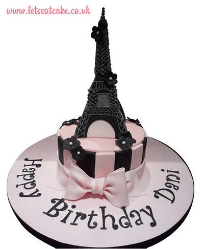 Eiffel Tower Themed Cake - Cake by Let's Eat Cake