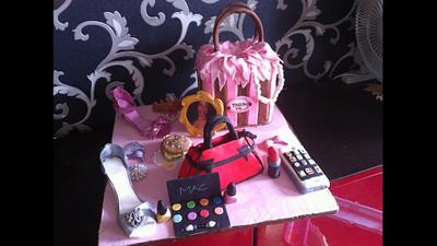 Shopping bag and contents - Cake by Carrie68
