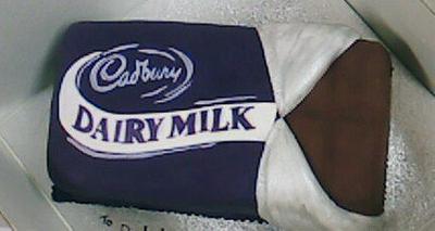 cadbury dairy milk bar cake - Cake by Anne dillon