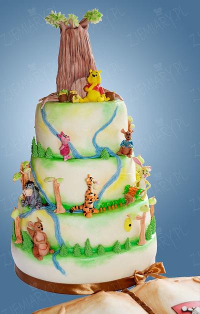 Winnie the Pooh for 50 years kindergarten - Cake by Anna Krawczyk-Mechocka