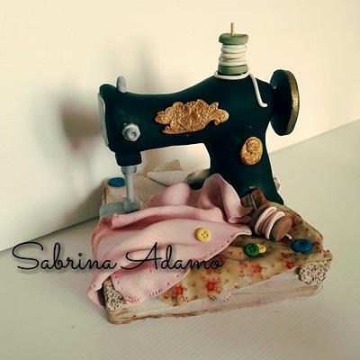 Sewing machine  - Cake by Sabrina Adamo 