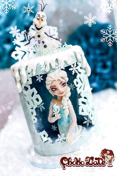Frozen - Elsa reine des neiges - Cake by ChokoLate Designs