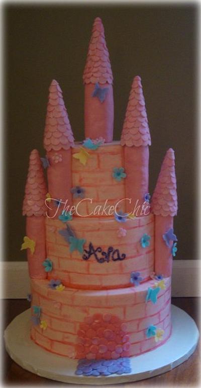 Princess Castle Cake - Cake by Misty