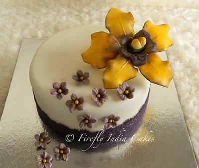 Orchid & Lace - Cake by Firefly India by Pavani Kaur