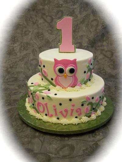 Olivia's Owl - Cake by Theresa