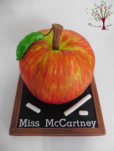 Apple for the Teacher - Cake by Blossom Dream Cakes - Angela Morris