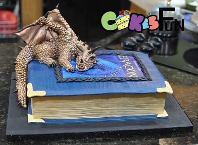 Dragon Book Cake - Cake by Cakes For Fun