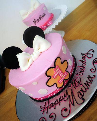 Minnie Mouse 1st Birthday - Cake by Melissa