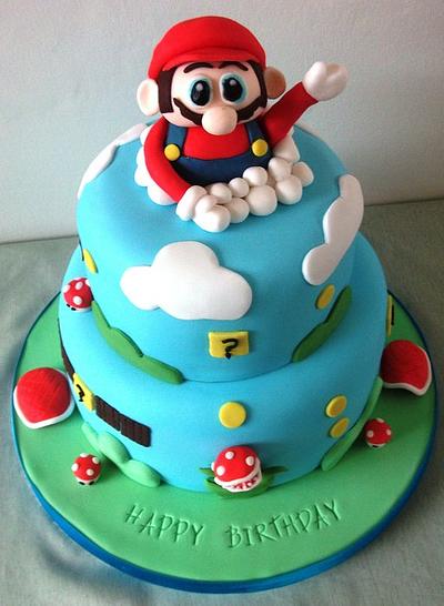 Super Mario  - Cake by muffintops