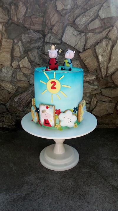 Peppa pig birthday cake - Cake by Ljubica Markovic