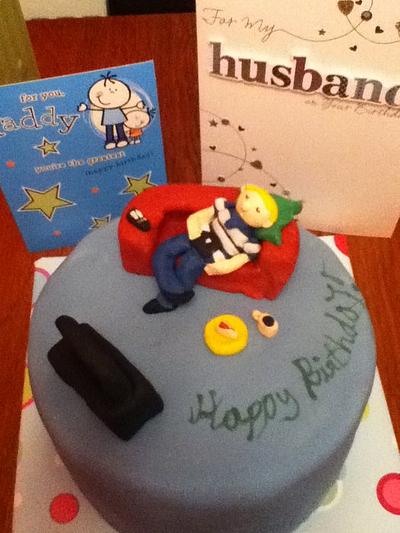 Cake for hubby - Cake by CupNcakesbyivy