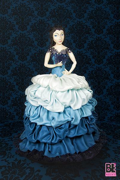 Blue lady - Cake by Daniela Segantini