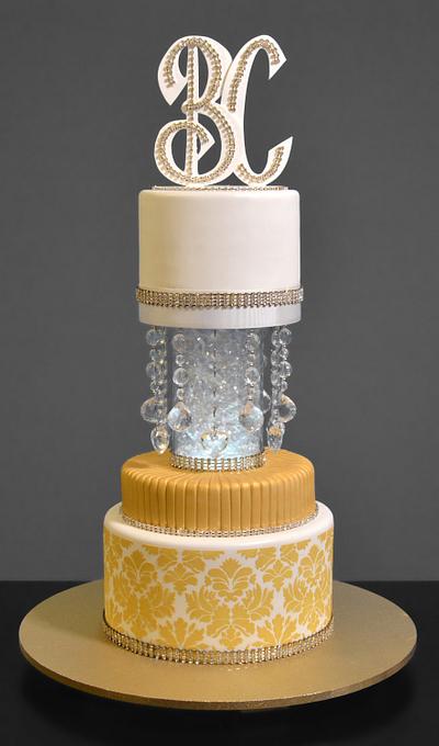 Bling Bling Wedding Cake - Cake by Serdar Yener | Yeners Way - Cake Art Tutorials