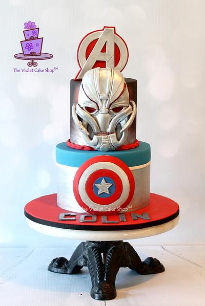 ULTRON Avengers Cake for My Son's 10th - Cake by Violet - The Violet Cake Shop™