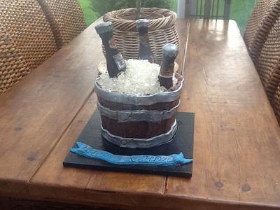 Beer bottle cake - Cake by Yetticakes