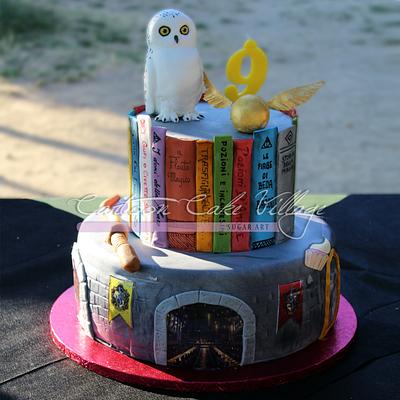 hogwart cake - Cake by Eliana Cardone - Cartoon Cake Village