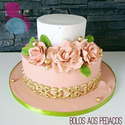 Romantic cake - Cake by Bolos aos Pedaços (Ana Neves) 